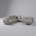Load image into Gallery viewer, Rivera Leather Uppers Corner Motion Sofa Set