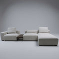 Load image into Gallery viewer, Hague 4pce Modular Lounge Suite + Coffee Table