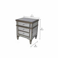 Load image into Gallery viewer, Aurora 3 Drawer Pedestal Mirror Finish Rgxm-L