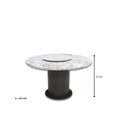 Load image into Gallery viewer, Diablo Dining Table E-Marble Top Round