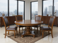 Load image into Gallery viewer, Lincoln 7pce Round Dining Set