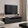 Load image into Gallery viewer, Otto Wall Unit Black Oak 308tv1