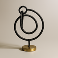 Load image into Gallery viewer, Sculpture Blk/Gld Al-24256