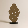 Load image into Gallery viewer, Sculpture Lrg Ltbwn/Blk Al-24594B