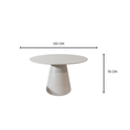 Load image into Gallery viewer, Vivian Dining Table Melamine Top Adtm2112