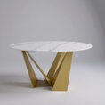 Load image into Gallery viewer, Scarlett Round Dining Table Marble Top
