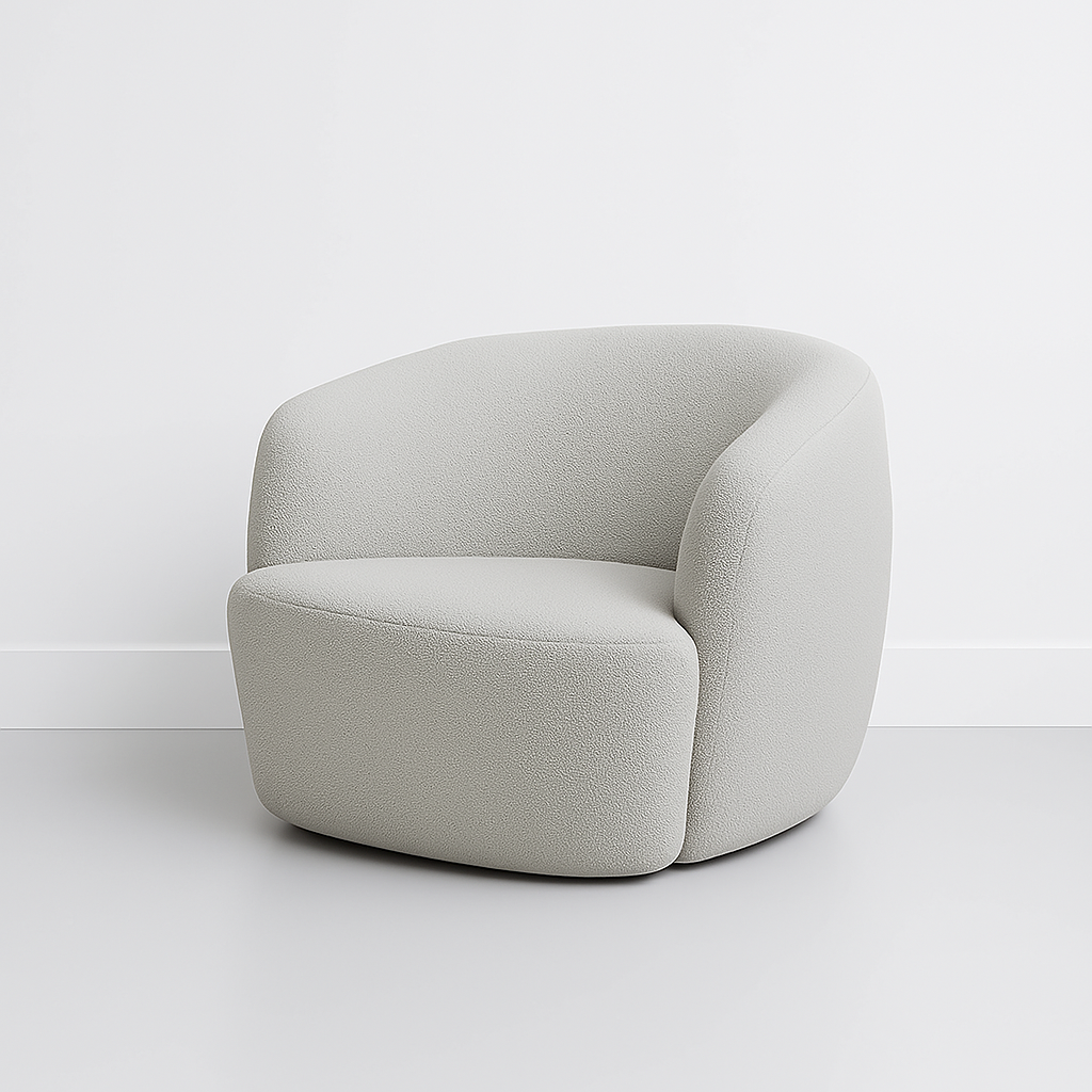 Bianca Fabric Swivel Chair – Essops Home - Main Image