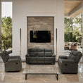 Load image into Gallery viewer, Orlando 3pce Leather Air Lounge Suite
