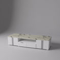 Load image into Gallery viewer, Luson TV Unit Silver Stand E-Marble TV05
