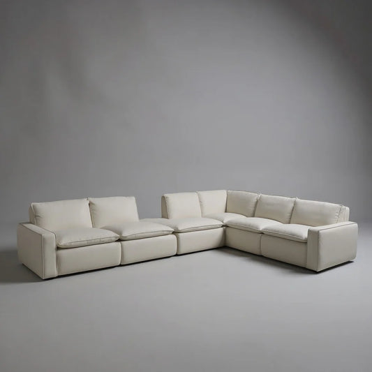 Damascus Full Leather Modular Sofa