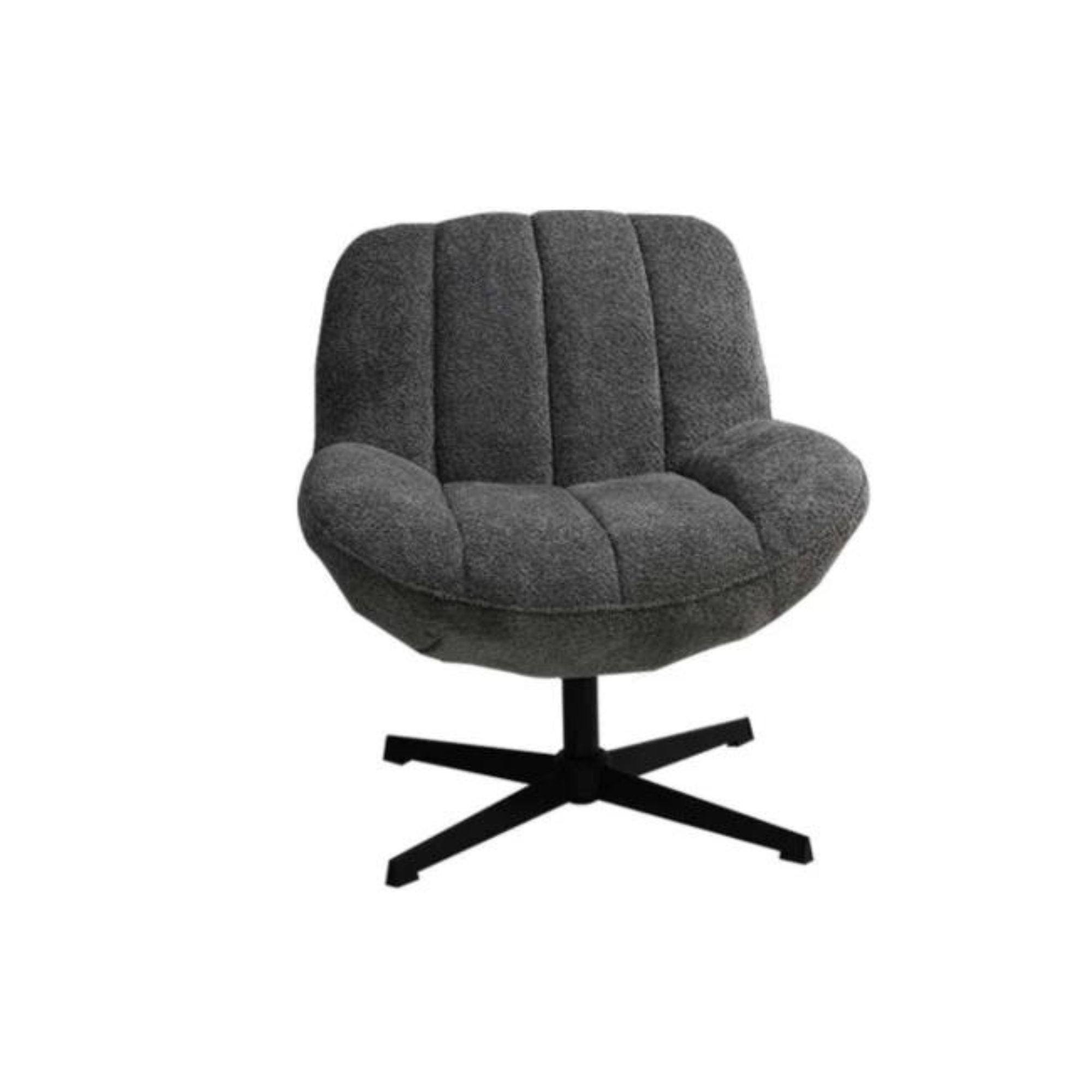 Juno Boucle Swivel Chair