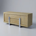Load image into Gallery viewer, Prague Tv Unit Natural Oak Grey
