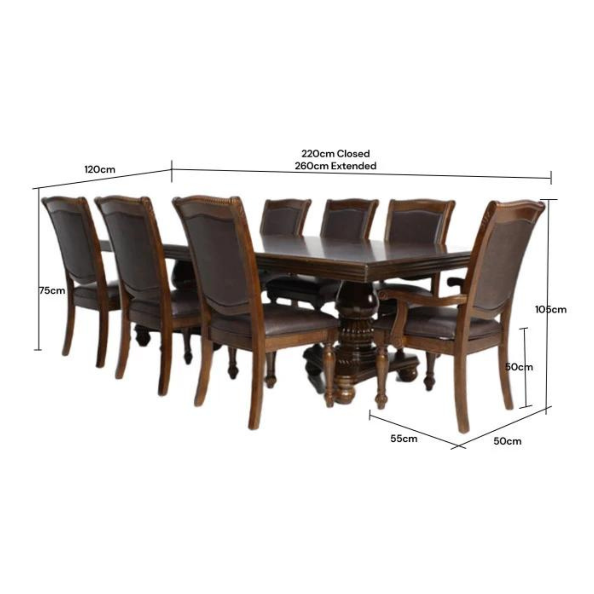 Lincoln 11Pce Dining Set