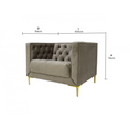 Load image into Gallery viewer, Emilia 1 Seater Velvet Couch
