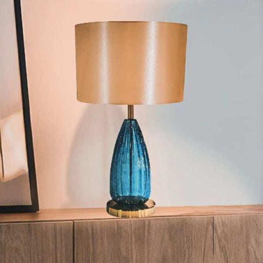 Aqua Table Lamp With Shade Dc2010