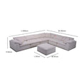 Load image into Gallery viewer, Kraytos 7pce Fabric Modular Lounge Suite - Grey
