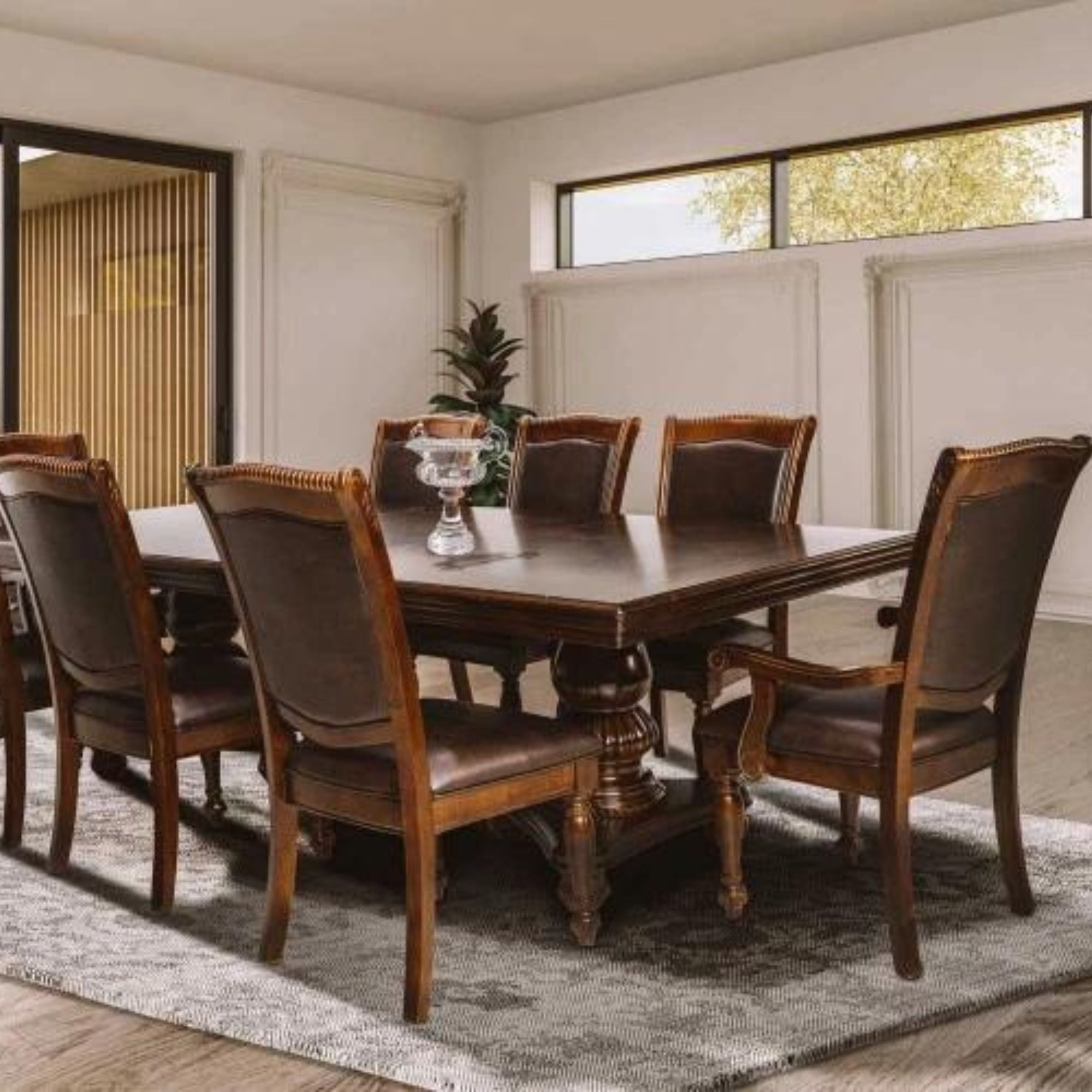 Lincoln 9pce Dining Set With Buffet