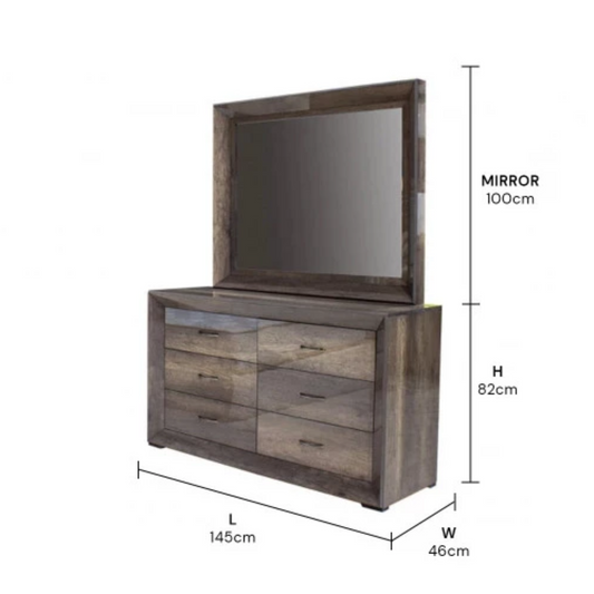 Riatto Dresser And Mirror