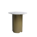 Load image into Gallery viewer, Vittoria Side Table Gold E-Marble
