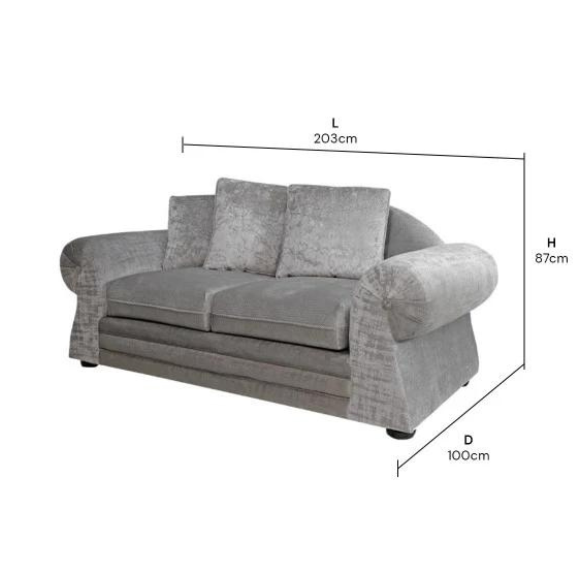 Ambrogio 2 Seater Couch