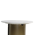 Load image into Gallery viewer, Vittoria Side Table Gold E-Marble
