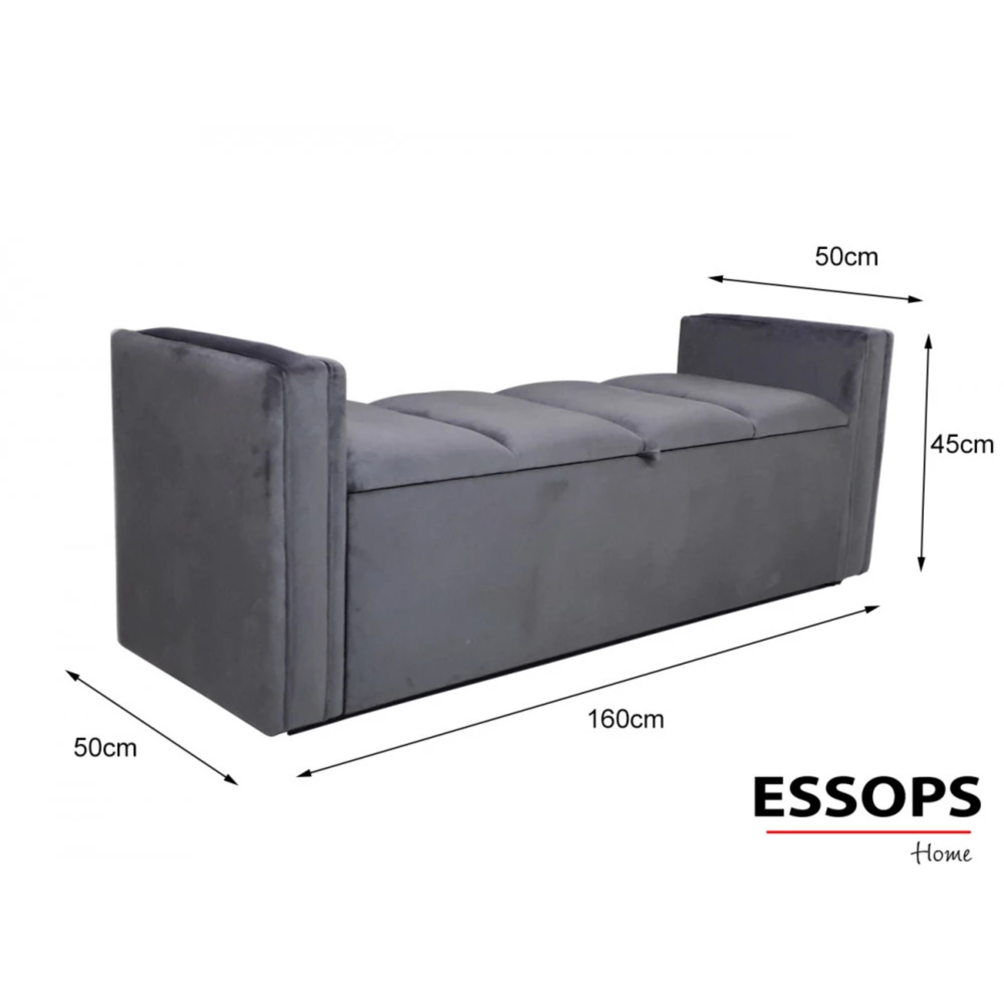 Bolster Storage Ottoman King