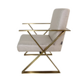 Load image into Gallery viewer, Violeta Metal Chair Beige Jr-308
