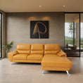 Load image into Gallery viewer, Uruguay 2pce Daybed Full Leather Lounge Suite
