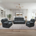 Load image into Gallery viewer, Brussels 3pce Leather Uppers Lounge Suite
