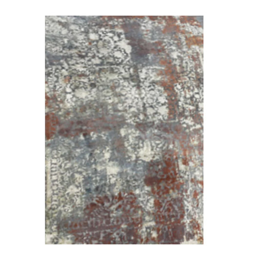 Seville Rug S.Grey/Salmon 7585A