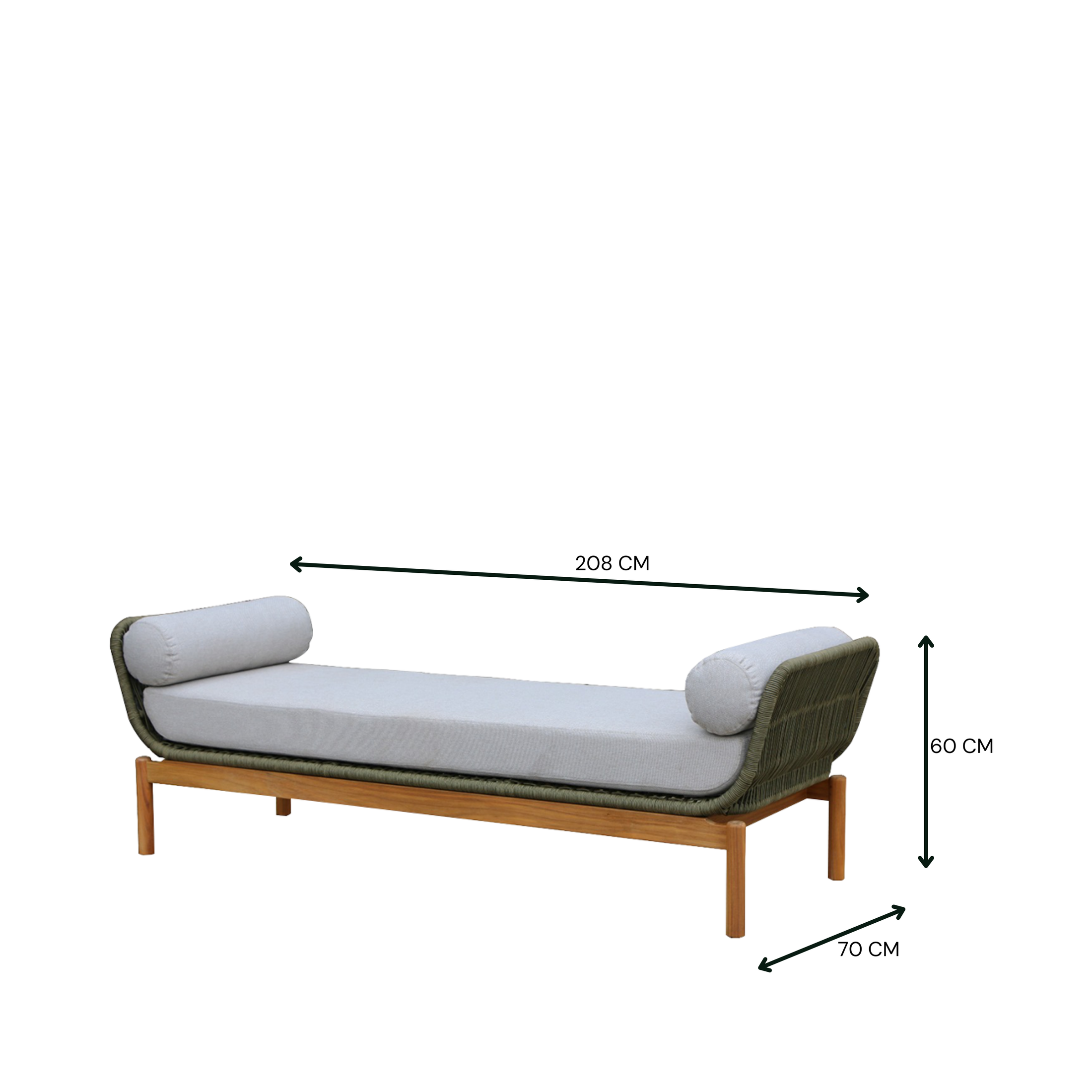 Dominic Outdoor Lounge Bench Hl-Es2450005