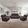 Load image into Gallery viewer, Brussels 3pce Leather Uppers Lounge Suite
