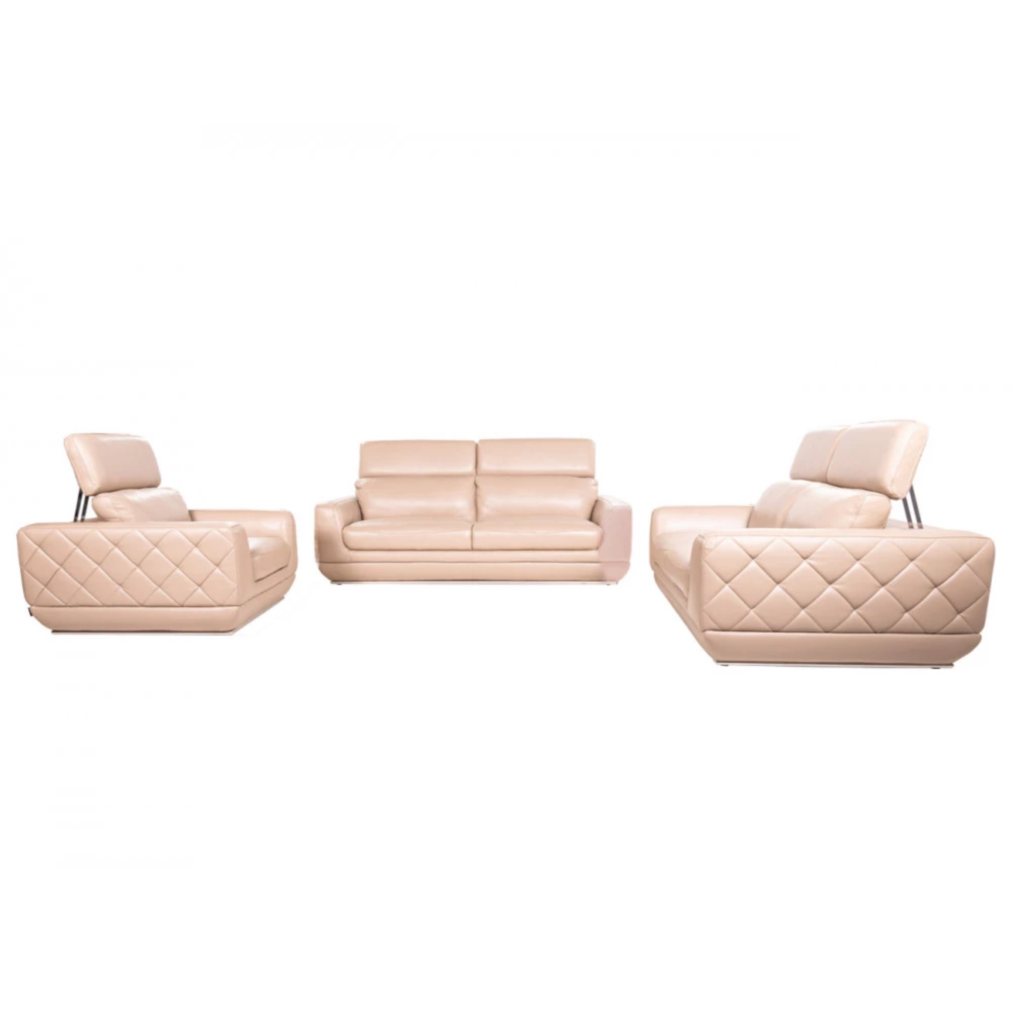 San Marino 3pce Leather Lounge Suite