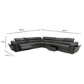 Load image into Gallery viewer, Raddison Leather Uppers Corner Motion Sofa Set
