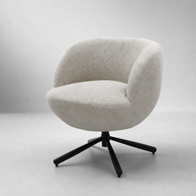 Soiree Fabric Swivel Chair