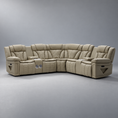 Load image into Gallery viewer, Bermuda Corner Leather Upper Motion Sofa
