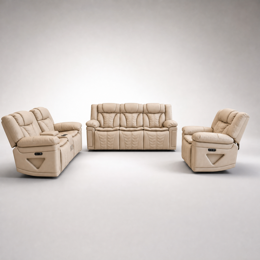 Bermuda Leather Uppers Motion Sofa Set