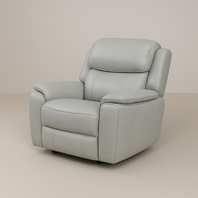 Blanco Leather Uppers Motion Sofa Set