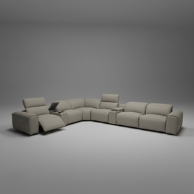 Bellagio Corner Electric Motion Sofa Set