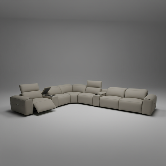 Bellagio Corner Electric Motion Sofa Set