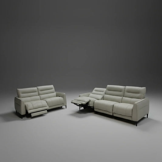 Altari Full Leather Motion Sofa Set