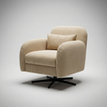 Load image into Gallery viewer, Rosalia Fabric Swivel Chair
