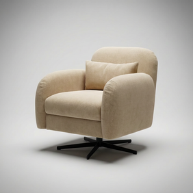Rosalia Fabric Swivel Chair