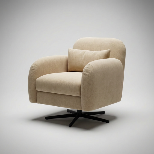 Rosalia Fabric Swivel Chair