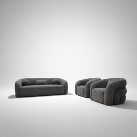 Beluga Fabric Sofa Set