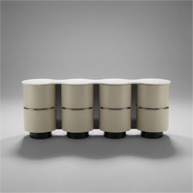 Cyprus Buffet Milk White