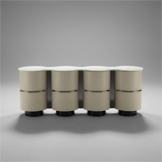 Cyprus Buffet Milk White