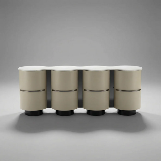 Cyprus Buffet Milk White