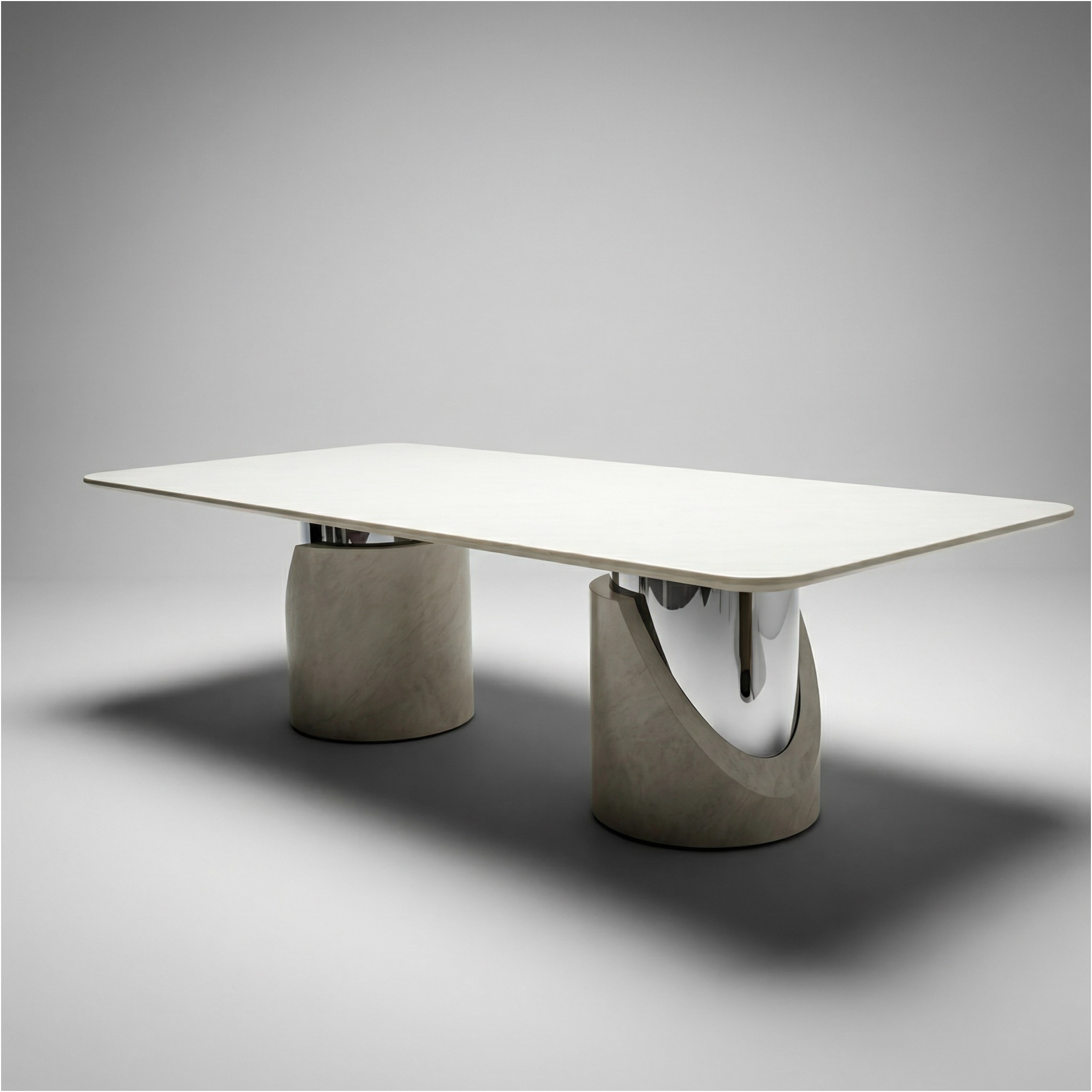 Cyprus Dining Table Milk White