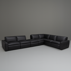 Damascus Full Leather Modular Sofa